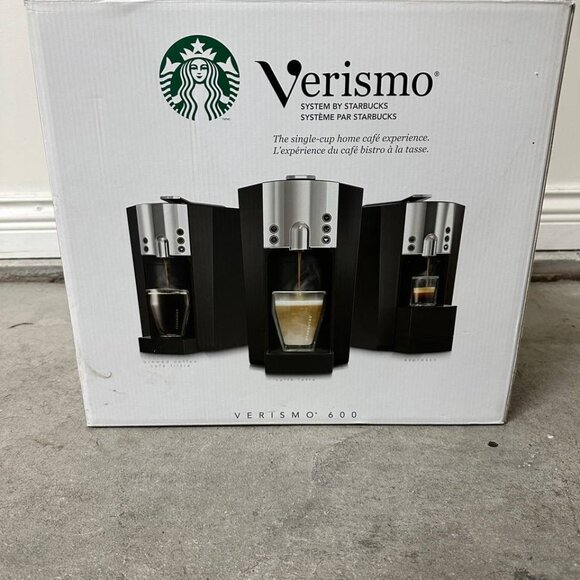 Starbucks Verismo 600 Black Coffee Espresso Maker Machine BRAND NEW IN BOX - Picture 3 of 4